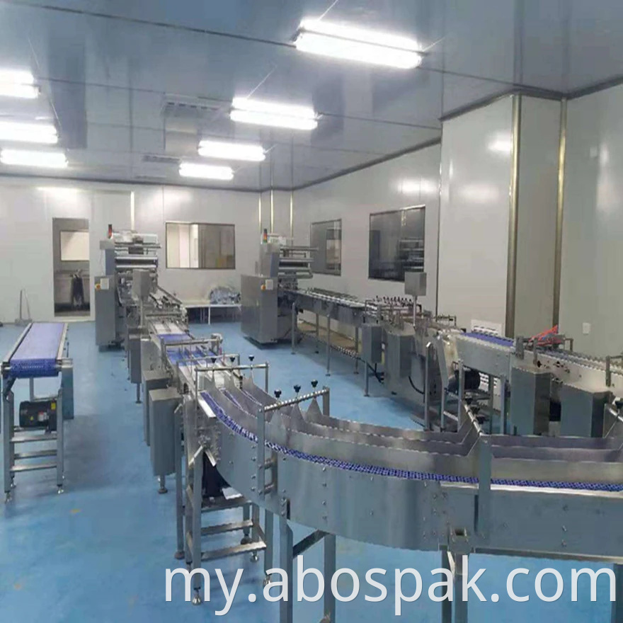 Bostar Automatic Burger Buns/Rolls/Hotdog/Bread Slicer ဖြင့် အလျားလိုက် ထုပ်ပိုးခြင်း ထုပ်ပိုးခြင်းစက်